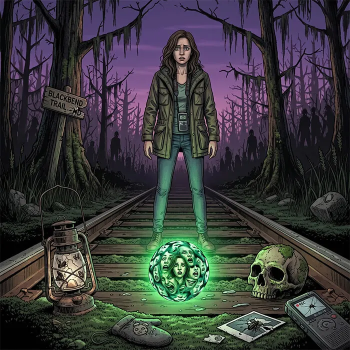 The Ledger of Backbend - Supernatural Mystery Urban Legend Story Cover Art